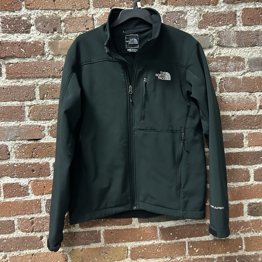 The North Face Apex Bionic Softshell Jacket Black Men's Size Small S Full Zip
